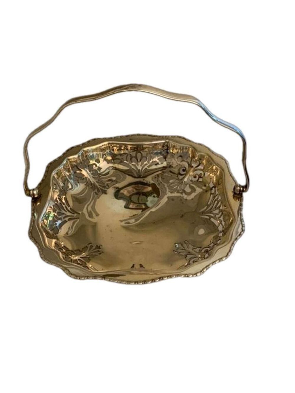 Silver plated basket